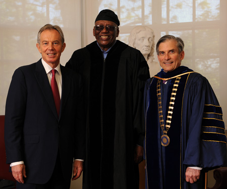 Former British Prime Minister Tony Blair, Randy Weston, William D. Adams Colby's 19th president,